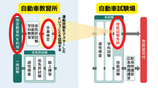 自動車免許取得プロセス