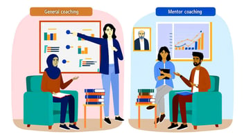 Differences between general coaching and mentor coaching